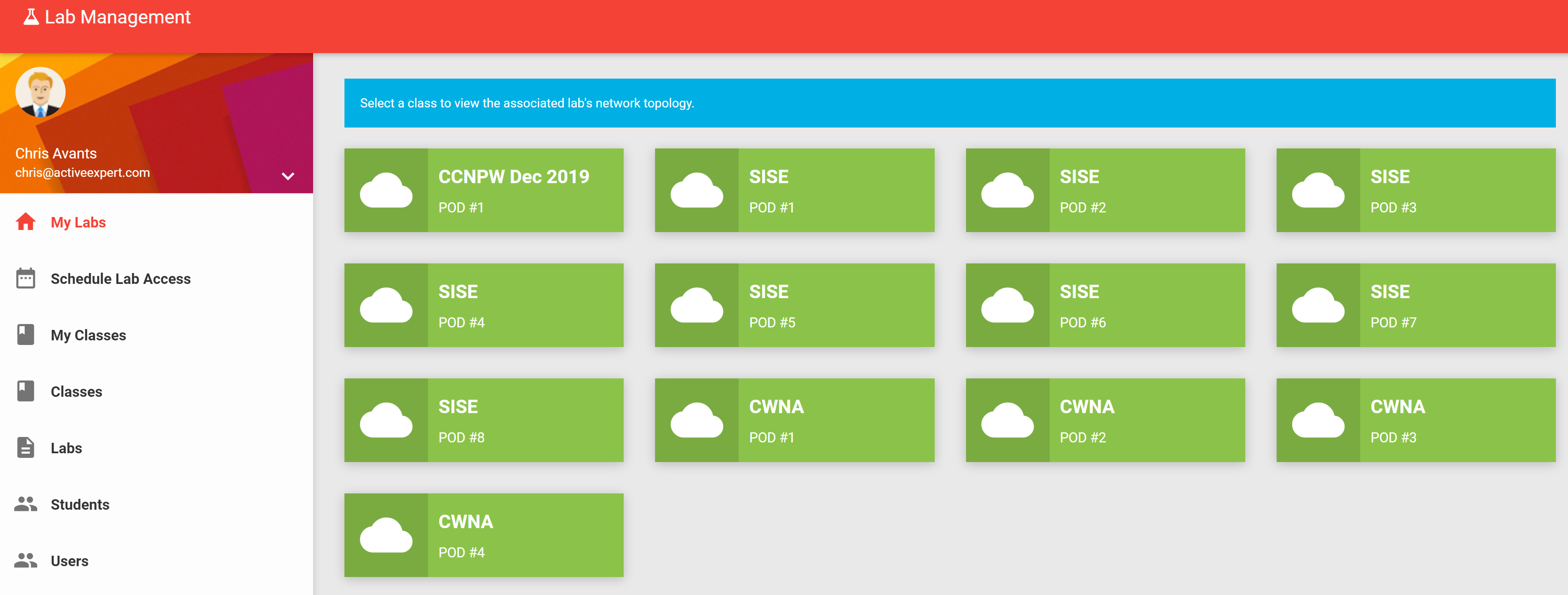 LAB Access – WiFi Training